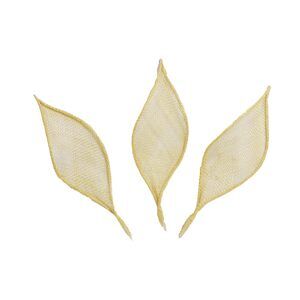 5999 3pc Large Leaf Petal Trimmings Sinamay Fascinator Making Millinery Diy